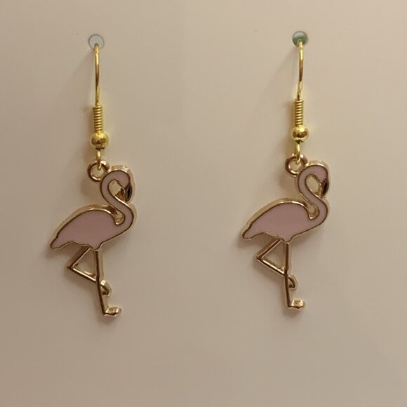 Flamingo Earring, Flamingo Jewelry, Florida Earrings, Gift Idea, Silly Animal - Picture 7 of 8